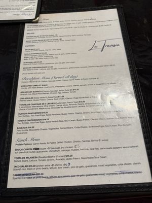 Menu photo 1 La Travesia San Francisco, CA Menu photo 1 La Travesia San Francisco, CA