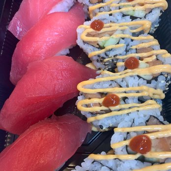 Majé Sushi - MAJE 101 WITH TUNA - SAUCE TASTE SO GOOD. - Sushi Bars Near Me - Bloomington, Indiana Majé Sushi - MAJE 101 WITH TUNA - SAUCE TASTE SO GOOD. - Sushi Bars Near Me - Bloomington, Indiana
