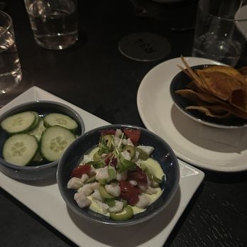Row 34 - Seaport - Redfish ceviche - New American Near Me - Boston, Massachusetts
