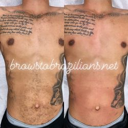 Brows To Brazilians by Raksha - Men's chest & stomach service