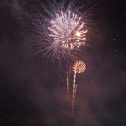 Dodd Stadium - Fireworks post game on July 3, 2024
