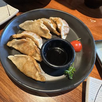 Enraku - Beef Gyoza - Sushi Bars Near Me - Fullerton, California Enraku - Beef Gyoza - Sushi Bars Near Me - Fullerton, California