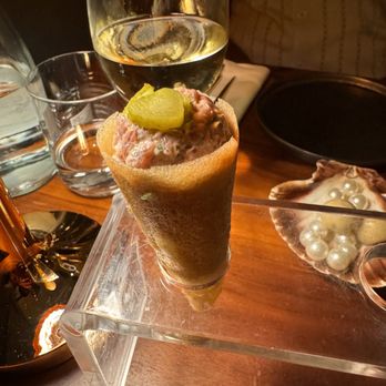 Mini Bar de José Avillez - Beef tartare - Gastropubs Near Me - Lisbon, 11 Mini Bar de José Avillez - Beef tartare - Gastropubs Near Me - Lisbon, 11