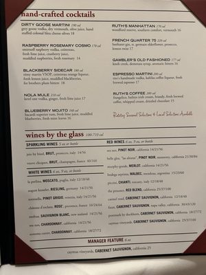 Menu photo 4 Ruth's Chris Steak House San Antonio, TX Menu photo 4 Ruth's Chris Steak House San Antonio, TX