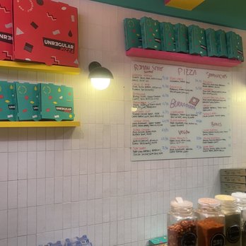 Unregular Pizza - Menu - Pizza Near Me - New York, New York