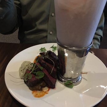 Mordecai - Hangar steak--not my taste, but was enjoyed! - New American Near Me - Chicago, Illinois