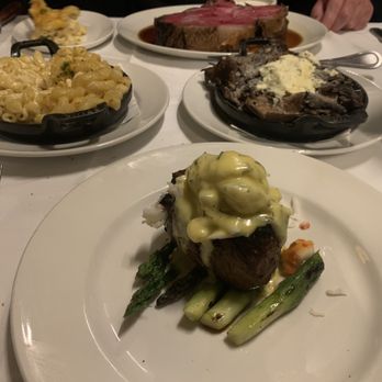801 Chophouse - A 24 oz. Prime Rib, an 8 oz filet Oscar style, Mac and Cheese and mushroom sides. - Steakhouses Near Me - Minneapolis, Minnesota 801 Chophouse - A 24 oz. Prime Rib, an 8 oz filet Oscar style, Mac and Cheese and mushroom sides. - Steakhouses Near Me - Minneapolis, Minnesota
