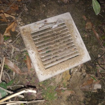 Safe House Air Services - The wrong vent cover he left on the ground - Air Duct Cleaning Near Me - Houston, Texas