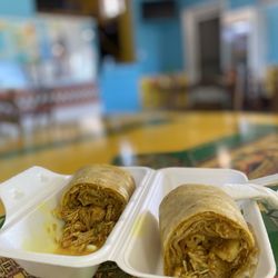Shooks A Taste of Jamaica - Curry Chicken Roti