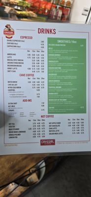 Menu photo 2 Cavegirl Coffeehouse Longmont, CO Menu photo 2 Cavegirl Coffeehouse Longmont, CO