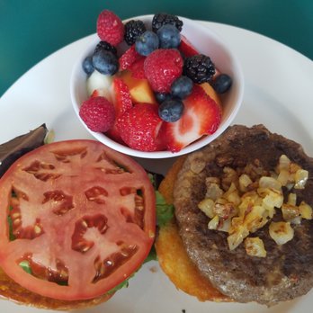 Berry Sweet Kitchen - Juicy Lucy Burger and fruit - Cafes Near Me - Minneapolis, Minnesota