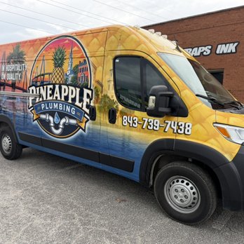 Pineapple Plumbing - The day we picked up our van from getting wrapped. - Plumbing Near Me - Summerville, South Carolina Pineapple Plumbing - The day we picked up our van from getting wrapped. - Plumbing Near Me - Summerville, South Carolina