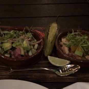 Cha Cha's Latin Kitchen - Ceviche sampler - Bars Near Me - Brea, California Cha Cha's Latin Kitchen - Ceviche sampler - Bars Near Me - Brea, California