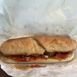 Meatball parm sub