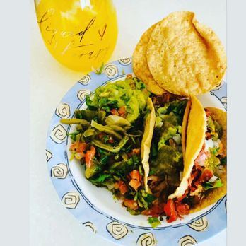 Taco Tuesday - a plate of food and a drink - Food Trucks Near Me Taco Tuesday - a plate of food and a drink - Food Trucks Near Me