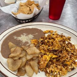 Chorizo & eggs ..