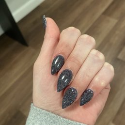 Sparkly acrylics Sparkly acrylics