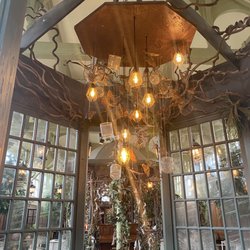 The Botanist - Light fixture in the gazebo