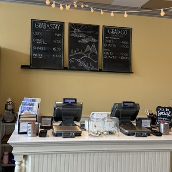 Sweetspot Yogurt - I took this so you could see the prices - Ice Cream & Frozen Yogurt Near Me - Longview, Washington
