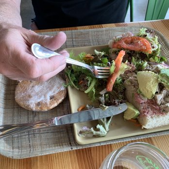Fork & Salad - Kihei - Seasonal turkey sandwich which my friend enjoyed! - Salad Near Me - Kihei, Hawaii Fork & Salad - Kihei - Seasonal turkey sandwich which my friend enjoyed! - Salad Near Me - Kihei, Hawaii