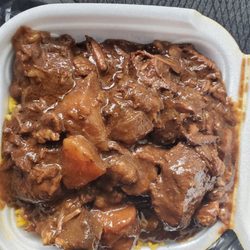 King of Soulfood - Beef stew and yellow rice $8.99 11/8/2024