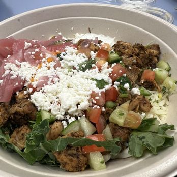 CAVA - Doesn't even cover half the bowl - Mediterranean Near Me - Westbury, New York