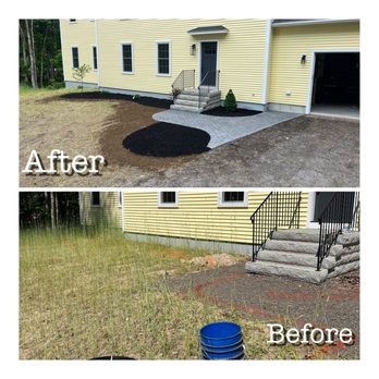 HC Hardscaping N’Services - Brand new home front yard installation - Landscaping Near Me - Sabattus, Maine HC Hardscaping N’Services - Brand new home front yard installation - Landscaping Near Me - Sabattus, Maine