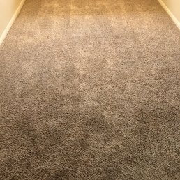 Before photo of our dining room. LOTS of urine stains from the dog of the tenants before us.