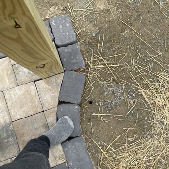 Martin Lawn Services - these bricks are just free, I can easily pick them up - Lawn Services Near Me - Aliquippa, Pennsylvania