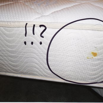 Holbrook's Clearance Center - Disgusting looking stain (egg yolk?) on mattress delivered to my home by Holbrook's when I ordered a new mattress. - Furniture Stores Near Me - Chico, California Holbrook's Clearance Center - Disgusting looking stain (egg yolk?) on mattress delivered to my home by Holbrook's when I ordered a new mattress. - Furniture Stores Near Me - Chico, California