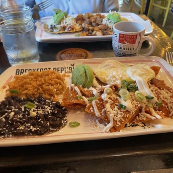 Breakfast Republic - Chilaquiles and breakfast tostadas - Breakfast & Brunch Near Me - San Diego, California