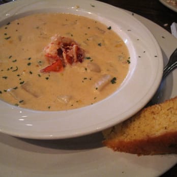 The Common Man - Lobster Corn Chowder w/cornbread - American Near Me - Concord, New Hampshire