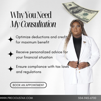 Precious Virtues Tax Prep - Tax Services Near Me - River Ridge, Louisiana Precious Virtues Tax Prep - Tax Services Near Me - River Ridge, Louisiana