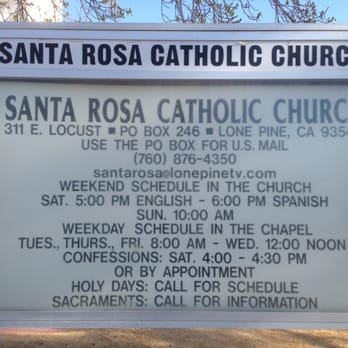 Santa Rosa Catholic Church Lone Pine - Mass times - Churches Near Me - Lone Pine, California Santa Rosa Catholic Church Lone Pine - Mass times - Churches Near Me - Lone Pine, California