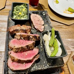Restaurante Palominos - Steak on Salt Block