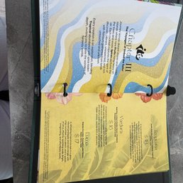Menu -Chapter III