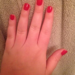 Shellac manicure by Mimi! Such a great job!
