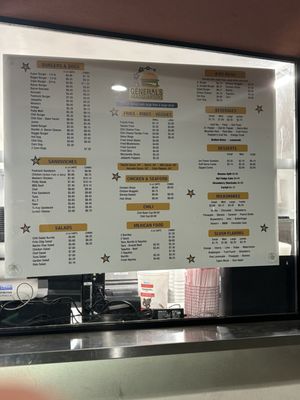 Menu photo 2 Generals Headquarters Wasco, CA Menu photo 2 Generals Headquarters Wasco, CA