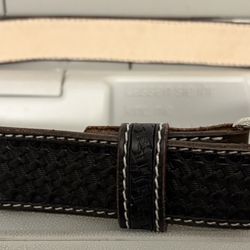 Salinas Leather - Custom Black Leather Belt