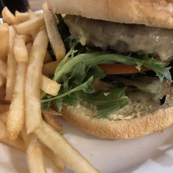 Fox and Hounds Inn - Lamb burger. - Hotels Near Me - Port Arthur, TAS