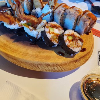 Nama Ramen - 1) Chef special - Spicy crab roll with lobster 2) Spider Roll - Ramen Near Me - San Antonio, Texas Nama Ramen - 1) Chef special - Spicy crab roll with lobster 2) Spider Roll - Ramen Near Me - San Antonio, Texas