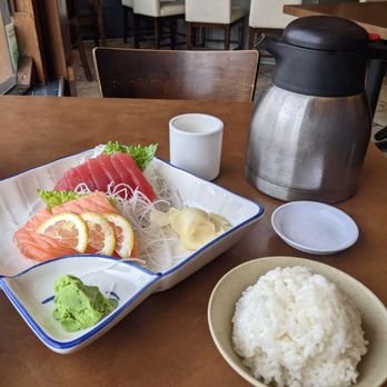 Taraval Okazu Ya Restaurant - 7 pieces of tuna sashimi, 7 pieces of salmon sashimi and more! Rice, soup, tea and ice cream. - Japanese Near Me - San Francisco, California Taraval Okazu Ya Restaurant - 7 pieces of tuna sashimi, 7 pieces of salmon sashimi and more! Rice, soup, tea and ice cream. - Japanese Near Me - San Francisco, California