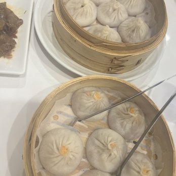 Mr Bun - #8.Pork Soup Dumpling and #9.Crab Meat and Pork Soup Dumpling - Shanghainese Near Me - Brooklyn, New York