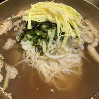 KOOKSOO - Noodles with Anchovy/seaweed broth - Korean Near Me - Plano, Texas KOOKSOO - Noodles with Anchovy/seaweed broth - Korean Near Me - Plano, Texas