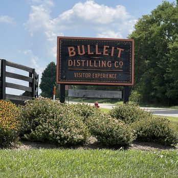 Bulleit Distilling Co Visitor Experience - Sign outside - Tasting Classes Near Me - Shelbyville, Kentucky Bulleit Distilling Co Visitor Experience - Sign outside - Tasting Classes Near Me - Shelbyville, Kentucky