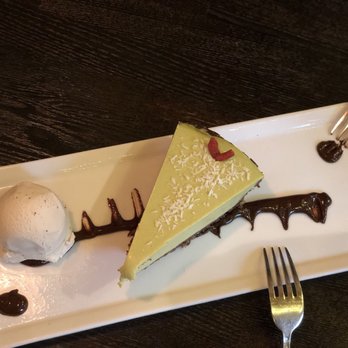 SunCafe - Key Lime Pie with a side of coconut ice cream - Vegan Near Me - Studio City, California SunCafe - Key Lime Pie with a side of coconut ice cream - Vegan Near Me - Studio City, California