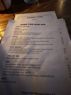 Menu photo 1 Somm Time New York, NY