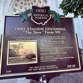 Ohio Stadium - Ohio Stadium is over 100 years old and is recognized as a Historical Marker here in Columbus, OH. - Stadiums & Arenas Near Me - Columbus, Ohio