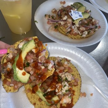 El Antojito - Tostada de Ceviche de Camaron/Shrimp ceviche. - Mexican Near Me - Gardena, California