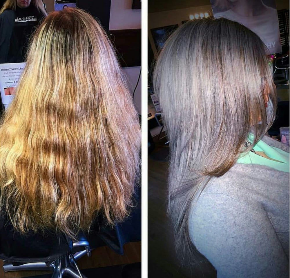 The Silver Hair Before And After There Is Still So Much Golden